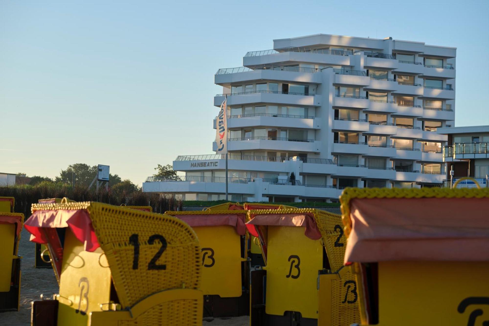 Apartment Im Haus Hanseatic Mit Meerblick Am Duhner Sandstrand クックスハーフェン エクステリア 写真