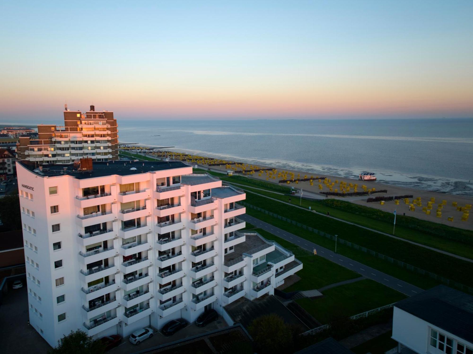 Apartment Im Haus Hanseatic Mit Meerblick Am Duhner Sandstrand クックスハーフェン エクステリア 写真